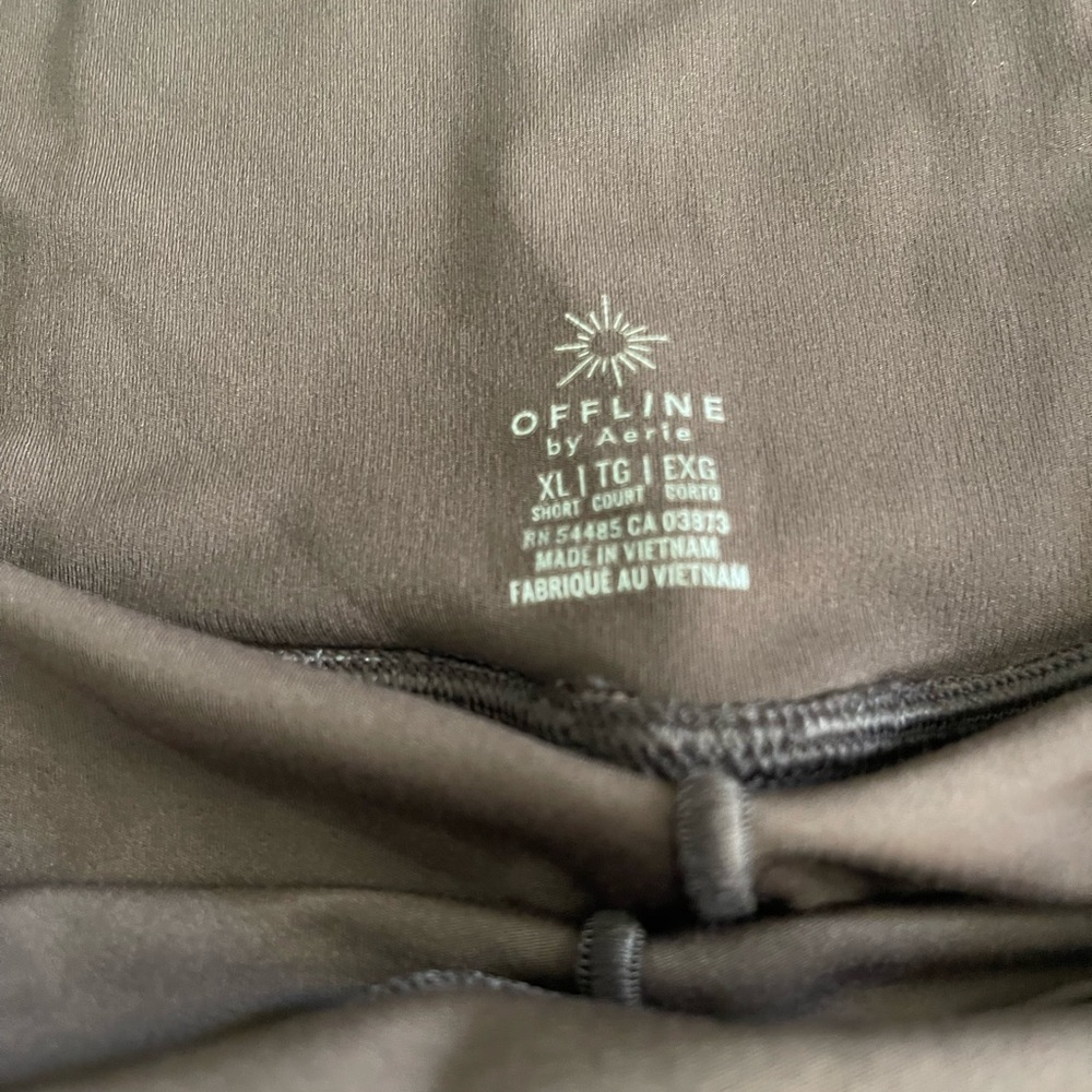 Aerie Offline Leopard Print Athletic Gym Shorts Size XL - Picture 4 of 10